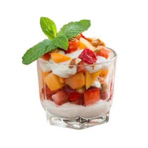 Coctel de Fruta (con yogurt y granola)